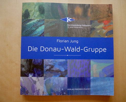 Gestaltung Buch-Titelseite Die Donau-Wald-Gruppe